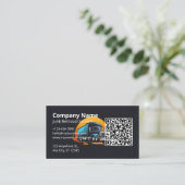 Carte De Visite Services de retrait de déchets Logo (Debout devant)