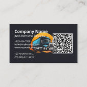 Carte De Visite Services de retrait de déchets Logo (Devant)