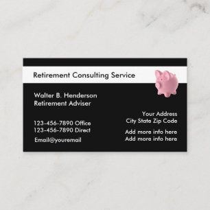 Carte De Visite Services de retraite