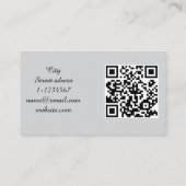 Carte De Visite Services de Salon de Beauté (Dos)