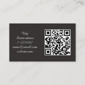 Carte De Visite Services de Salon de Beauté (Dos)
