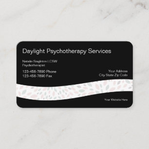 Carte De Visite Services de santé mentale en psychothérapie