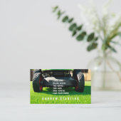 Carte De Visite Services de sciage et de jardinage simples et mode (Debout devant)