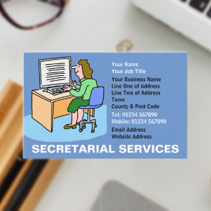 Carte De Visite Services de secrétariat