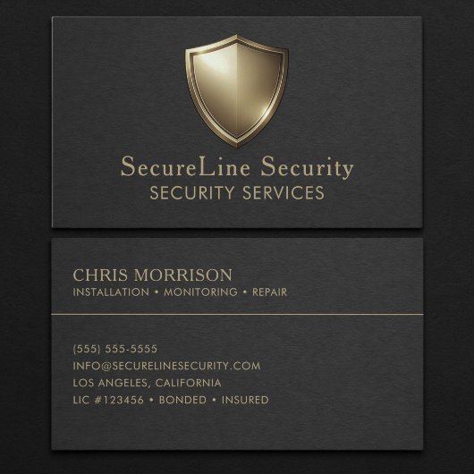 Carte De Visite Services de sécurité