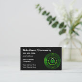 Carte De Visite Services de sécurité Cybersécurité (Debout devant)