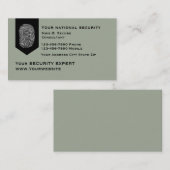 Carte De Visite Services de sécurité modernes (Devant / Derrière)