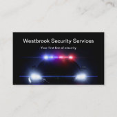 Carte De Visite Services de sécurité modernes (Devant)
