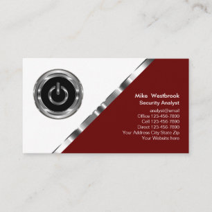 Carte De Visite Services de sécurité modernes et classe