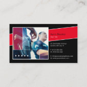 Carte De Visite Services de sécurité | Police privée (Dos)