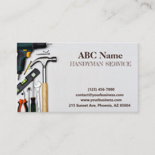 Carte De Visite services de serrurier pour l'amélioration et la ré