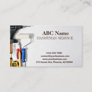 Carte De Visite services de serrurier pour l'amélioration et la ré