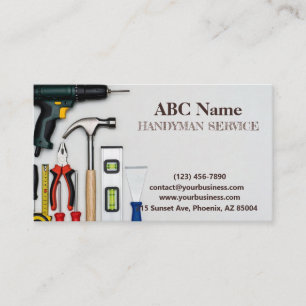 Carte De Visite services de serrurier pour l'amélioration et la ré