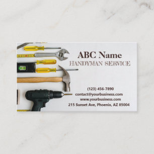 Carte De Visite services de serrurier pour l'amélioration et la ré