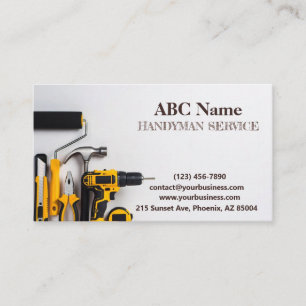 Carte De Visite services de serrurier pour l'amélioration et la ré
