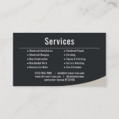 Carte De Visite Services de Sheetrock Professionnel (Dos)