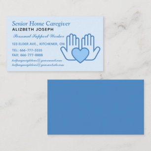 Carte De Visite Services de soins à domicile et de soins infirmier