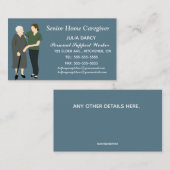 Carte De Visite Services de soins à domicile et de soins infirmier (Devant / Derrière)