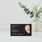 Carte De Visite Services de soins auditifs d'audiologiste (Debout devant)
