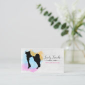 Carte De Visite Services de soins aux animaux de compagnie/ Servic (Debout devant)