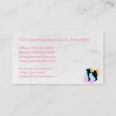 Carte De Visite Services de soins aux animaux de compagnie/ Servic (Dos)