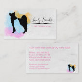 Carte De Visite Services de soins aux animaux de compagnie/ Servic (Devant / Derrière)