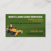 Carte De Visite Services de soins de la pelouse (Devant)