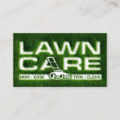 Carte De Visite Services de soins de la pelouse - Paysage (Devant)