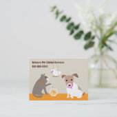 Carte De Visite Services de soins pour animaux (Debout devant)