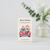 Carte De Visite Services de soins pour animaux de compagnie de chi (Debout devant)