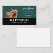 Carte De Visite Services de soins pour chiens et chats (Devant / Derrière)