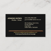Carte De Visite Services de soudage professionnels - Soudeur (Dos)