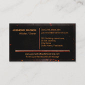 Carte De Visite Services de soudage professionnels - Soudeur (Dos)
