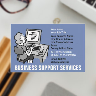 Carte De Visite Services de soutien de bureau et d'entreprise