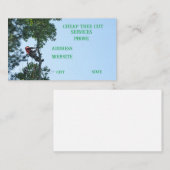 Carte De Visite Services de suppression d'arborescence (Devant / Derrière)