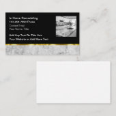 Carte De Visite Services de suppression de la maison classique (Devant / Derrière)