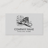 Carte De Visite Services de taille d'arbres professionnels et d'ar (Devant)