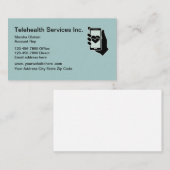 Carte De Visite Services de Telehealth (Devant / Derrière)