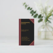 Carte De Visite Services de tenue de livres (Debout devant)