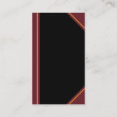 Carte De Visite Services de tenue de livres (Dos)