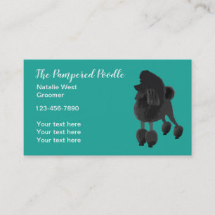 Carte De Visite Services de toilettage de chien élégants et chics