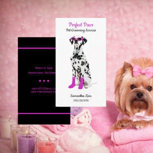 Carte De Visite Services de toilettage pour animaux de compagnie C
