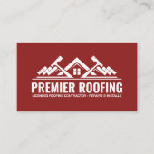 Carte De Visite Services de toiture professionnels - Couvreur (Devant)