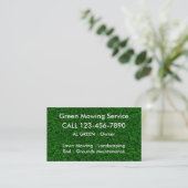 Carte De Visite Services de tonte de pelouse (Debout devant)