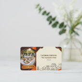 CARTE DE VISITE SERVICES DE TRAITEUR (Debout devant)