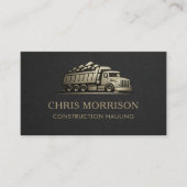 Carte De Visite Services de transport de construction Professionne (Devant)