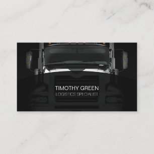 Carte De Visite Services de transport logistique Tronçon avant