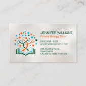 Carte De Visite Services de tutorat en biologie scientifique - Arb (Devant)