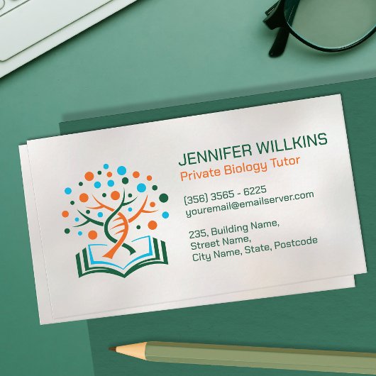 Carte De Visite Services de tutorat en biologie scientifique - Arb