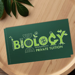 Carte De Visite Services de tutorat en biologie scientifique - ens